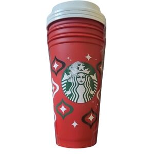 Starbucks Holiday Plastic Reusable Travel Cup Set